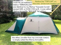 Walrus Cascade Condo -Tent Specialty Store Walrus Armadillo BIG SUR NOTES BEST