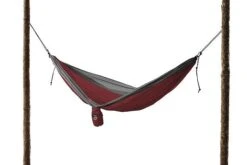 Grand Trunk Single Parachute Nylon Hammock -Tent Specialty Store opplanet grand trunk single parachute nylon hammock crimson charcoal main