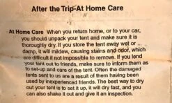 Walrus Cascade Condo -Tent Specialty Store walrus cascade condo instructions AFTER TRIP care pg8A