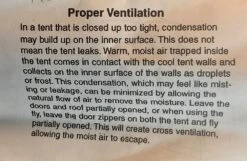 Walrus Cascade Condo -Tent Specialty Store walrus cascade condo instructions VENTILATION pg10
